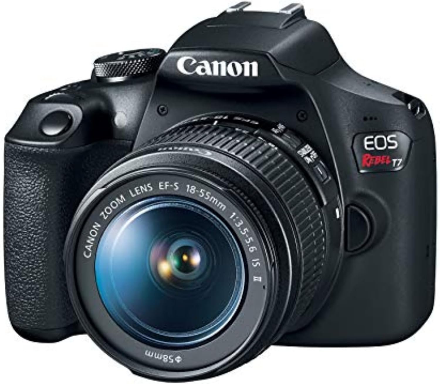 Canon EOS Rebel T7 DSLR Camera with EF-S 18-55mm f/3.5-5.6 IS II Lens Kit
