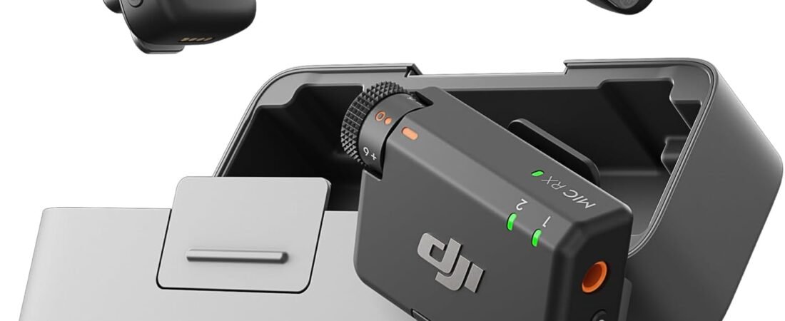 DJI Mic Mini (2 TX + 1 RX + Charging Case) – Wireless Lavalier Microphone