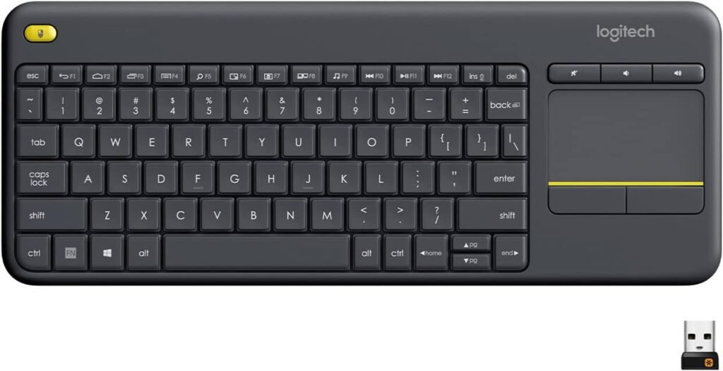 Logitech K400 Plus Wireless Touch TV Keyboard