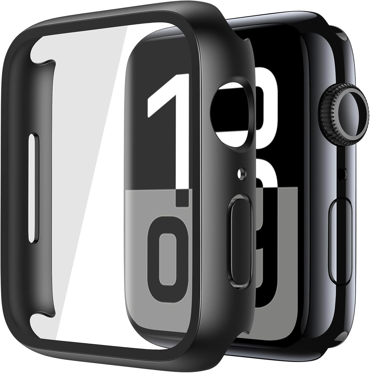 Misxi Case with Screen Protector for 46mm Apple Watch Series 11/10 (2-Pack) – Full Scratch-Resistant Protection