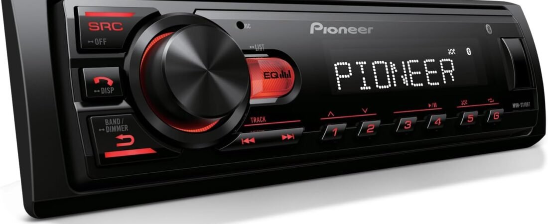Pioneer MVH-S110BT 1-Din Digital Media Car Stereo