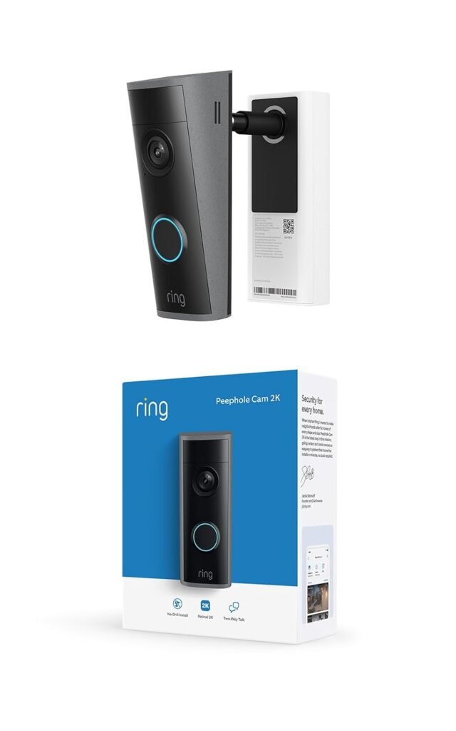 Ring Peephole Cam 2K (Newest Model)